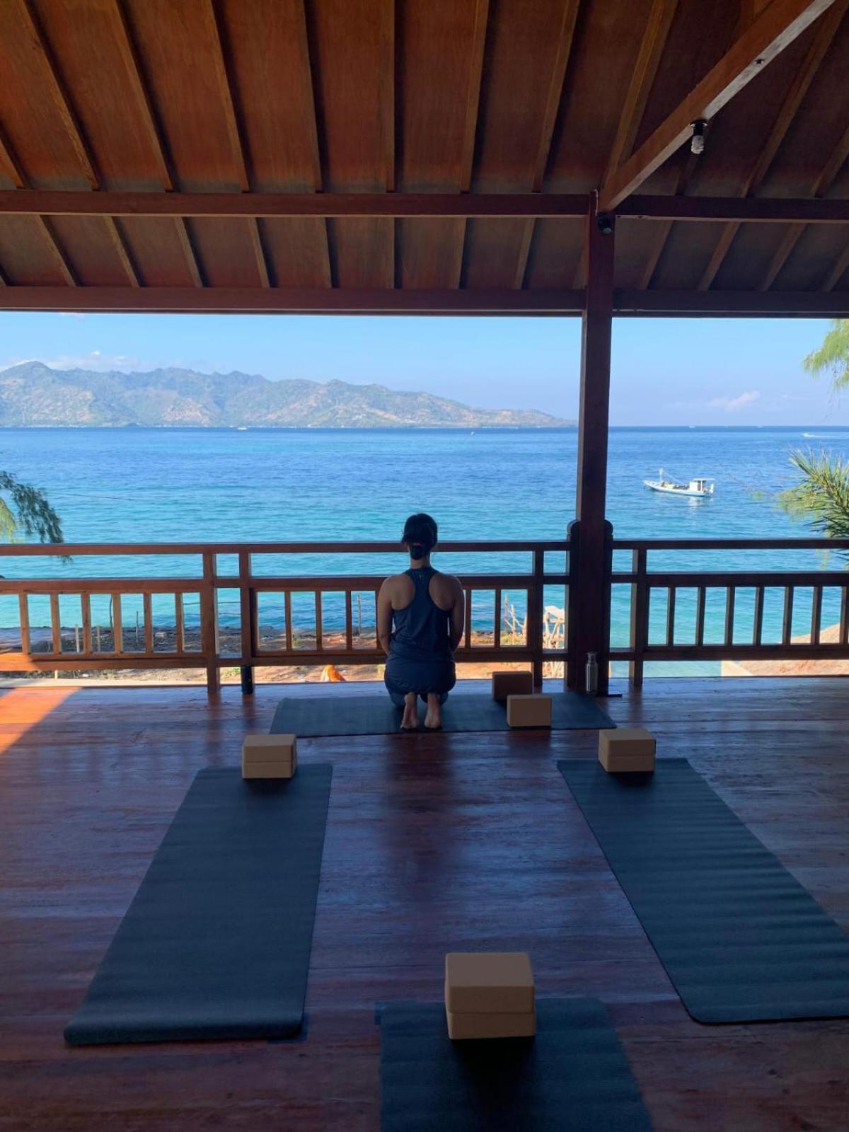 Flowers & Fire Yoga Garden Gili Air Zewnętrze zdjęcie