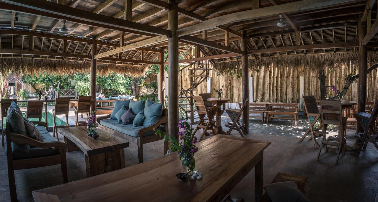 Flowers & Fire Yoga Garden Gili Air Zewnętrze zdjęcie